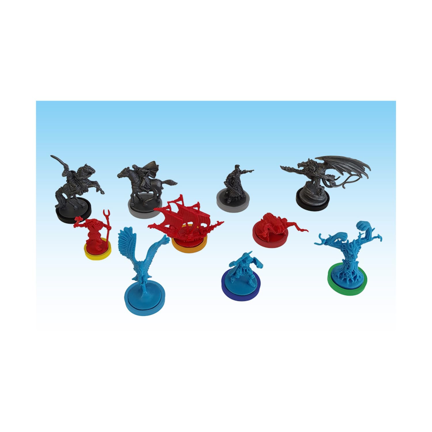 Ares Games War of The Ring Accessory - Colored Plastic Rings (65+ Pieces) | 2-4 Players | English 1