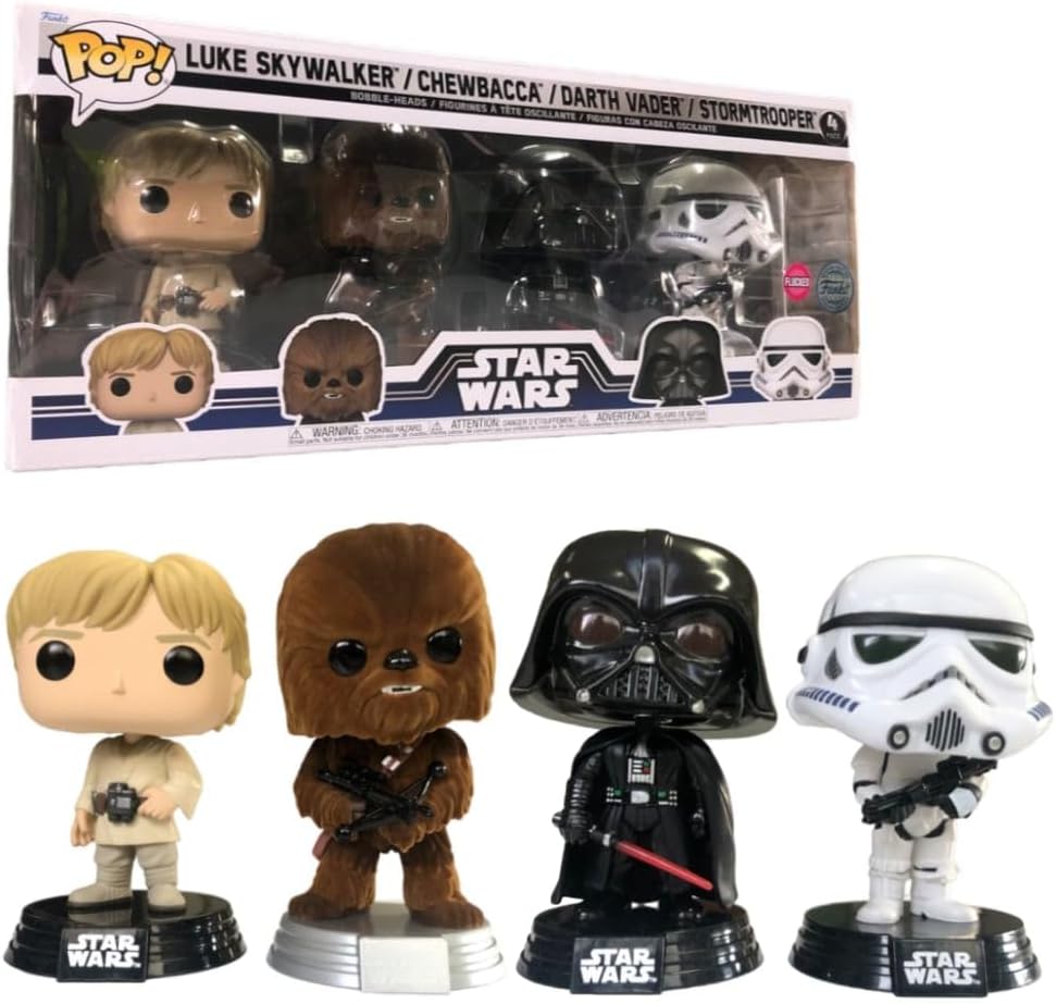 Funko POP! 4pk Star Wars Funko Pop 4 Star Wars New Classic Figure