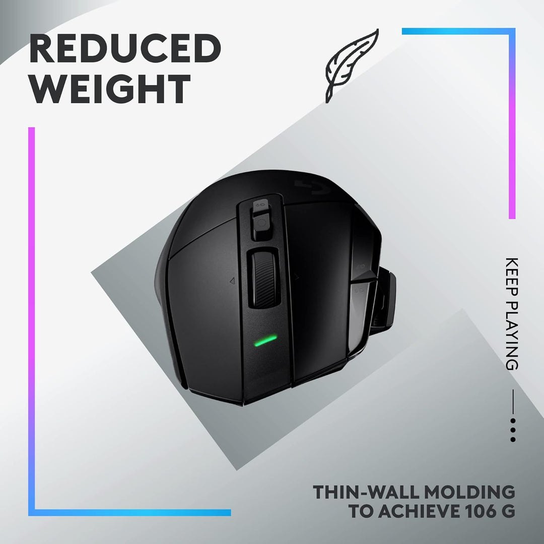 Logitech G502 X PLUS LIGHTSPEED Wireless RGB Gaming Mouse - Black