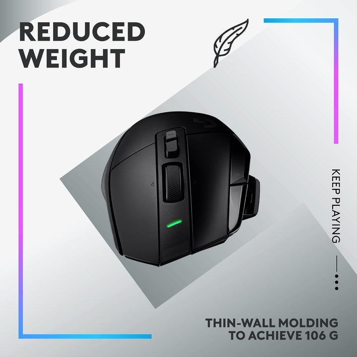 Logitech G502 X PLUS LIGHTSPEED Wireless RGB Gaming Mouse - Black