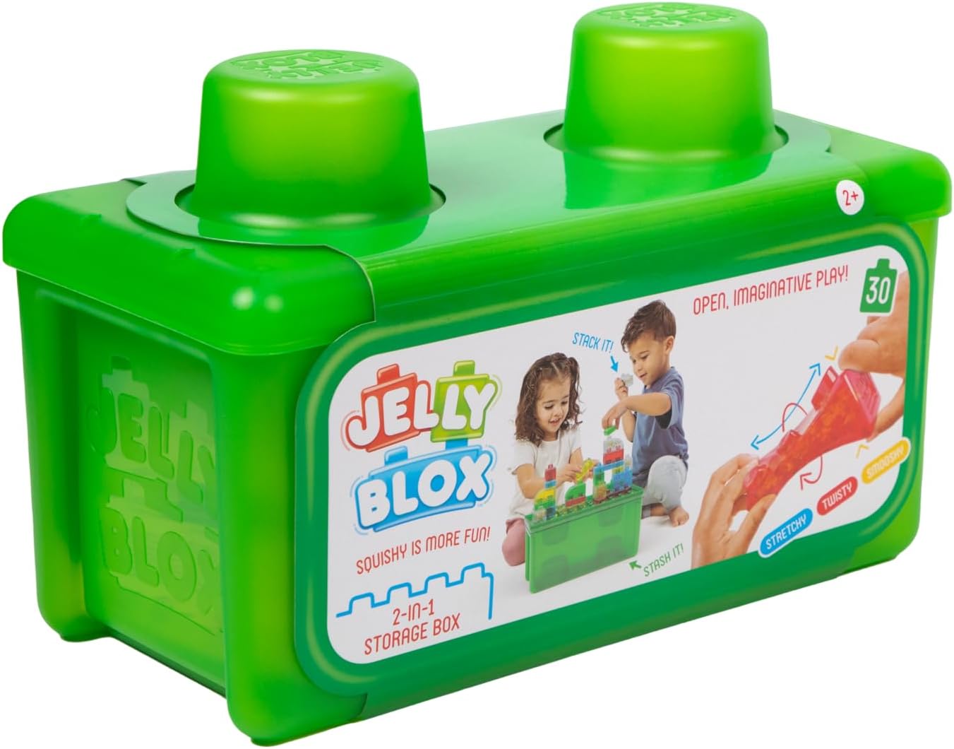 Jelly Blox Storage Case - Squishy Building Set for Toddlers 2+ 2