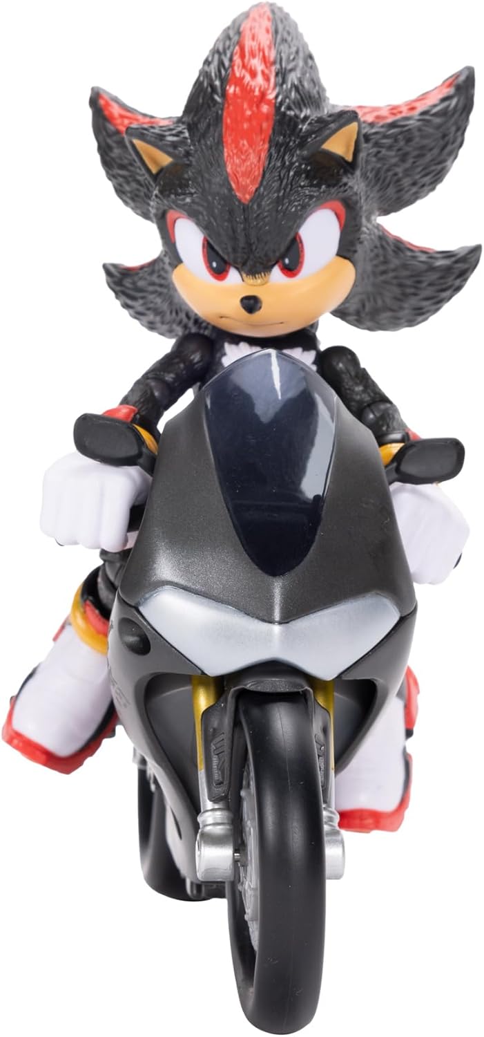 Jamakie Sonic 3 Movie 5" Action Figure with Motorcycle Vehicle 2