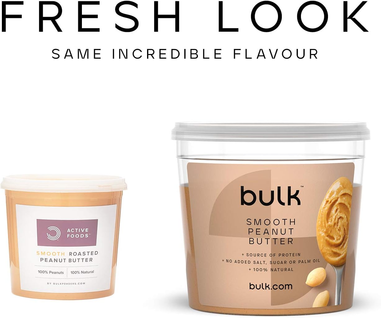 Bulk - Natural Roasted Peanut Butter Tub, Smooth, 1 kg 2