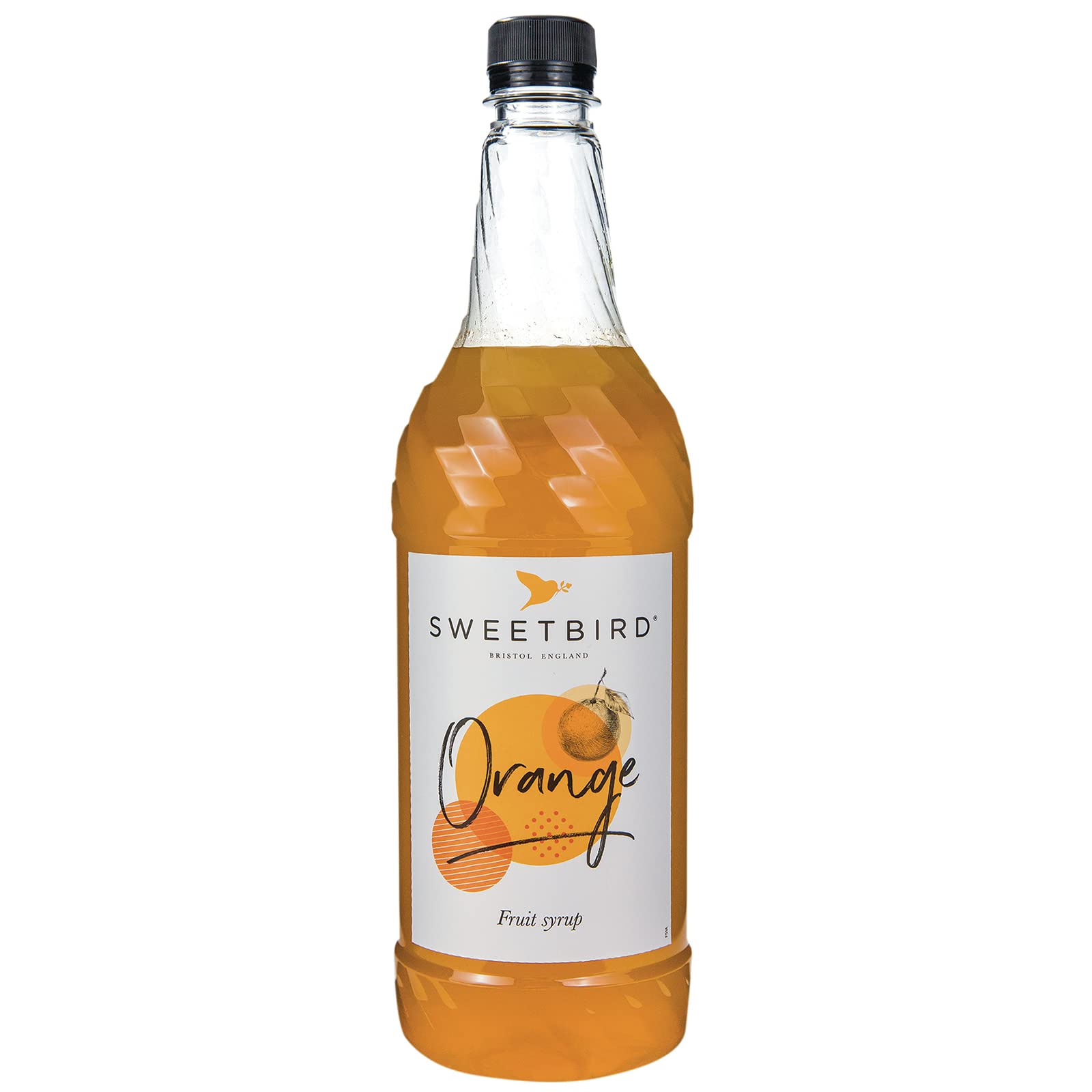 Sweetbird Orange Syrup (1 Litre) - Vegan Friendly Beverage Syrup 1