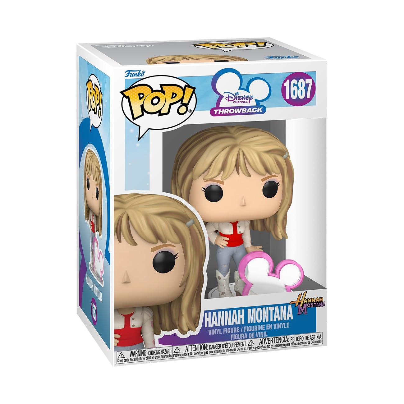 Funko Pop! Disney: Hannah Montana - Hannah With Disney Icon | Vinyl Figure | Model 90760