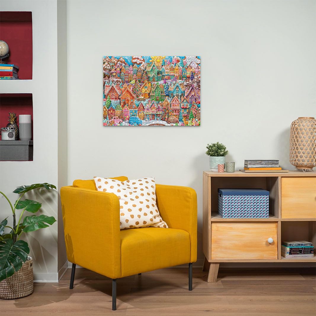 Ravensburger Christmas Cookie Village 1000 Piece Jigsaw Puzzle - Premium Family Puzzle for Ages 12+ 2