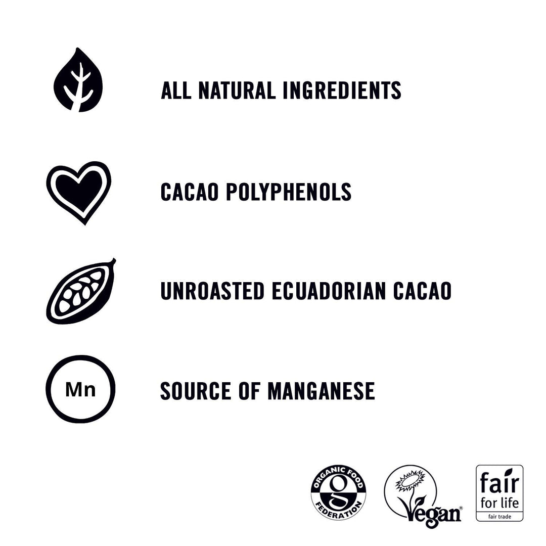 Ombar Salt & Nibs 64%, Vegan, Organic, Fair Trade Chocolate Bar