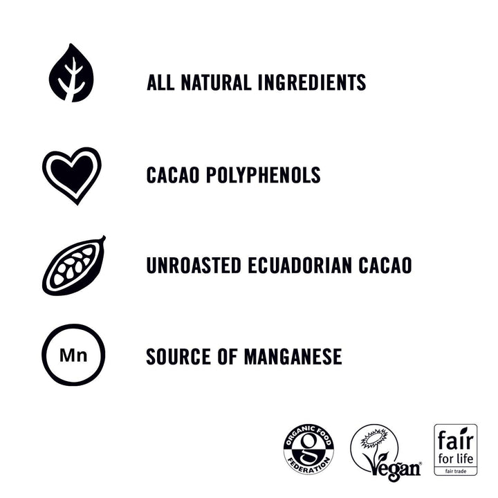 Ombar Salt & Nibs 64%, Vegan, Organic, Fair Trade Chocolate Bar