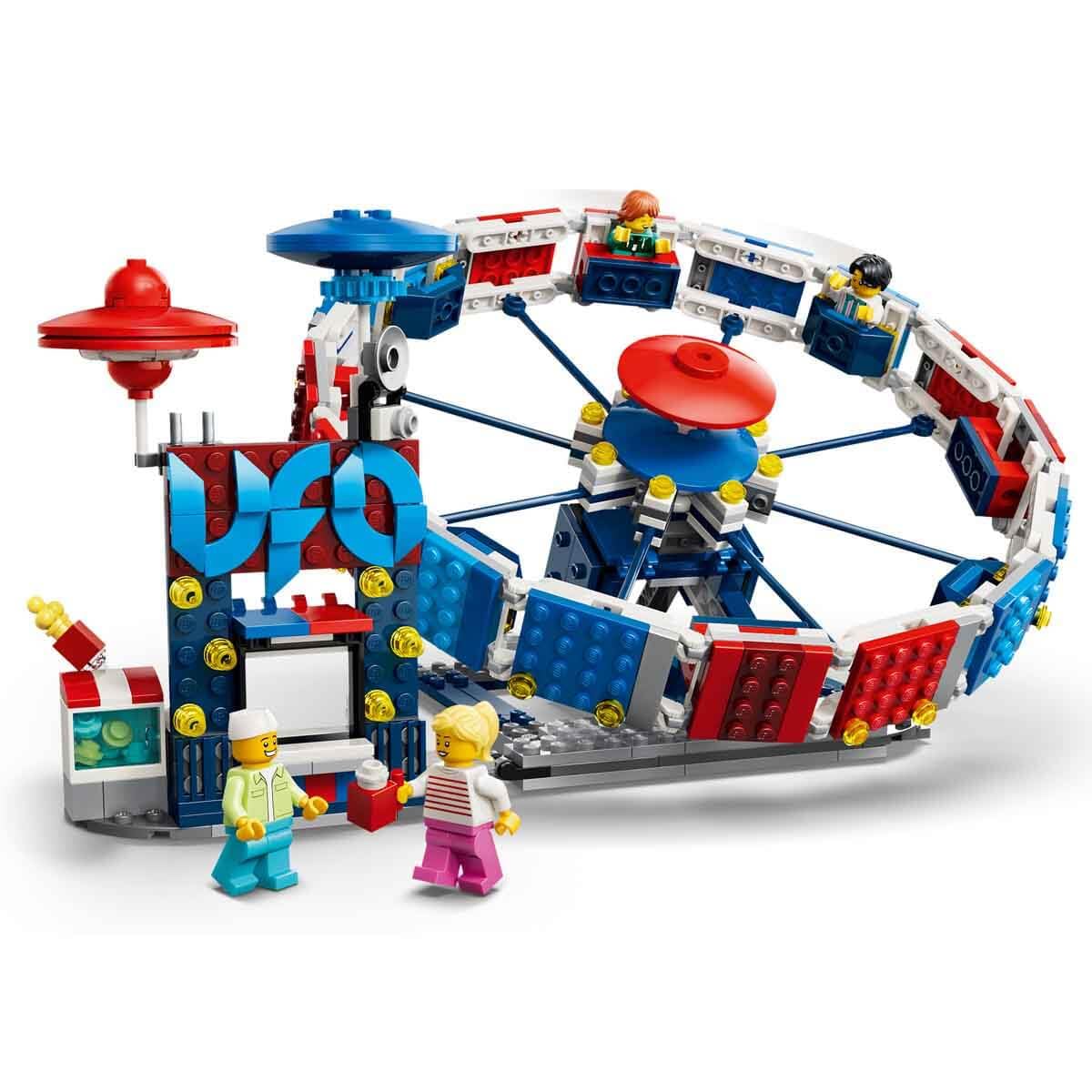 LEGO Creator 3 in 1 Iconic Ferris Wheel Building Set - 3 Amusement Park Rides, 4 Minifigures, Ages 8+ 4