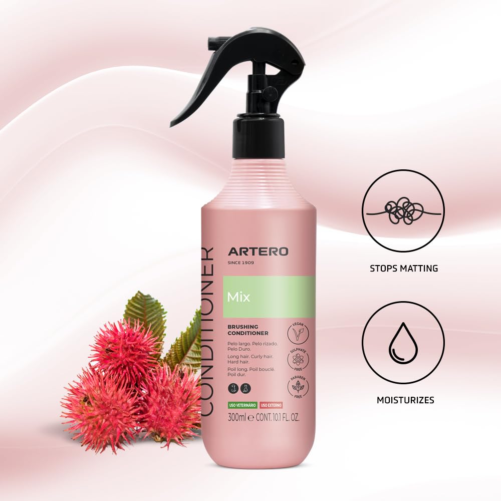 Artero Mix Multi-Phase Conditioner Spray - Detangles & Reduces Drying Time | 300 ml | Fresh Scent