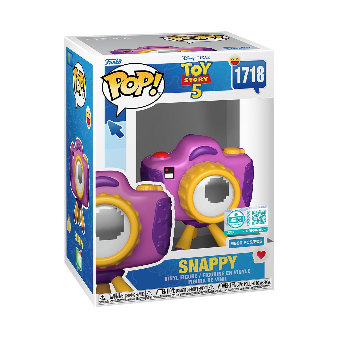 Funko POP! Disney: Toy Story 5 Snappy - Supreme Limited Edition Vinyl Figure | 3.75 in 1