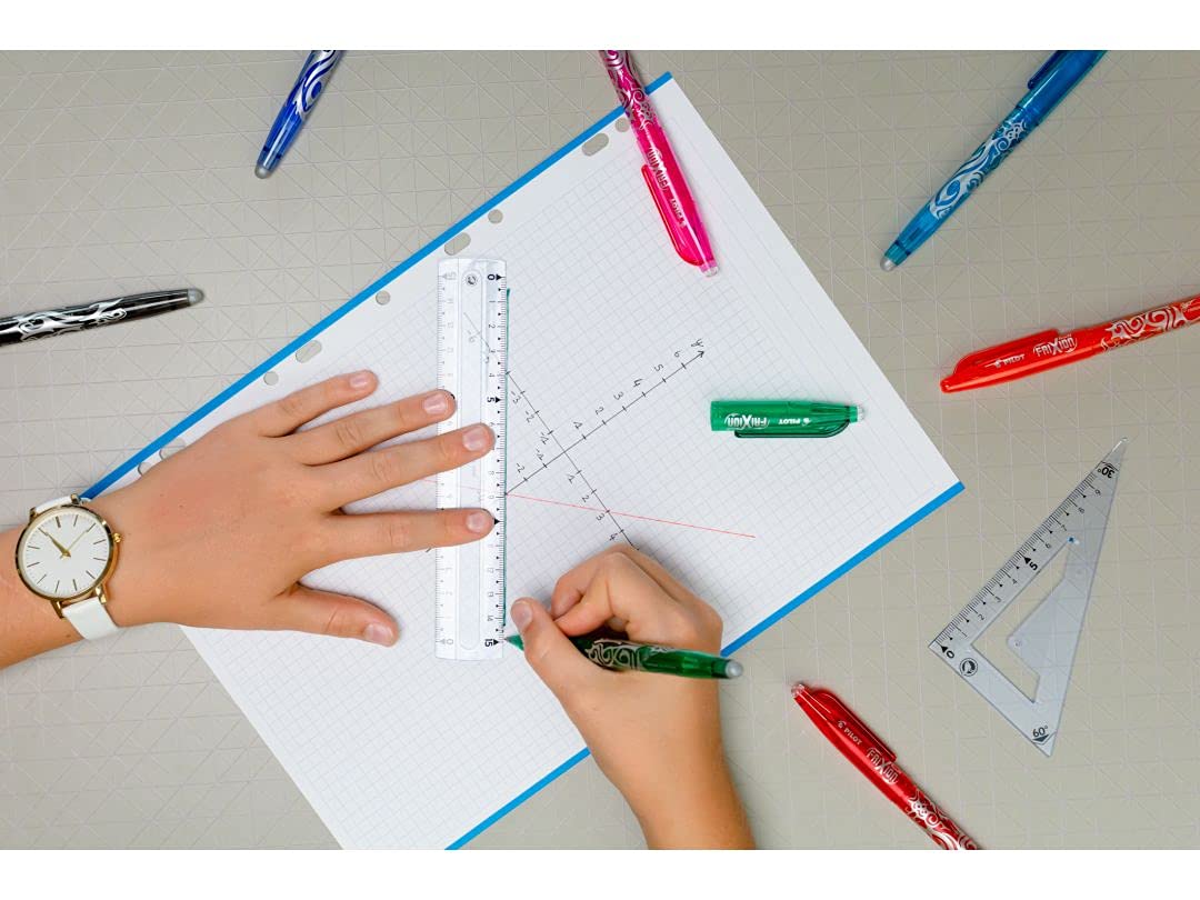 PILOT Erasable Pen Refills - 4 Boxes (3 Cartridges Each) | 0.5mm Fine Tip | Heat-Sensitive Ink 6