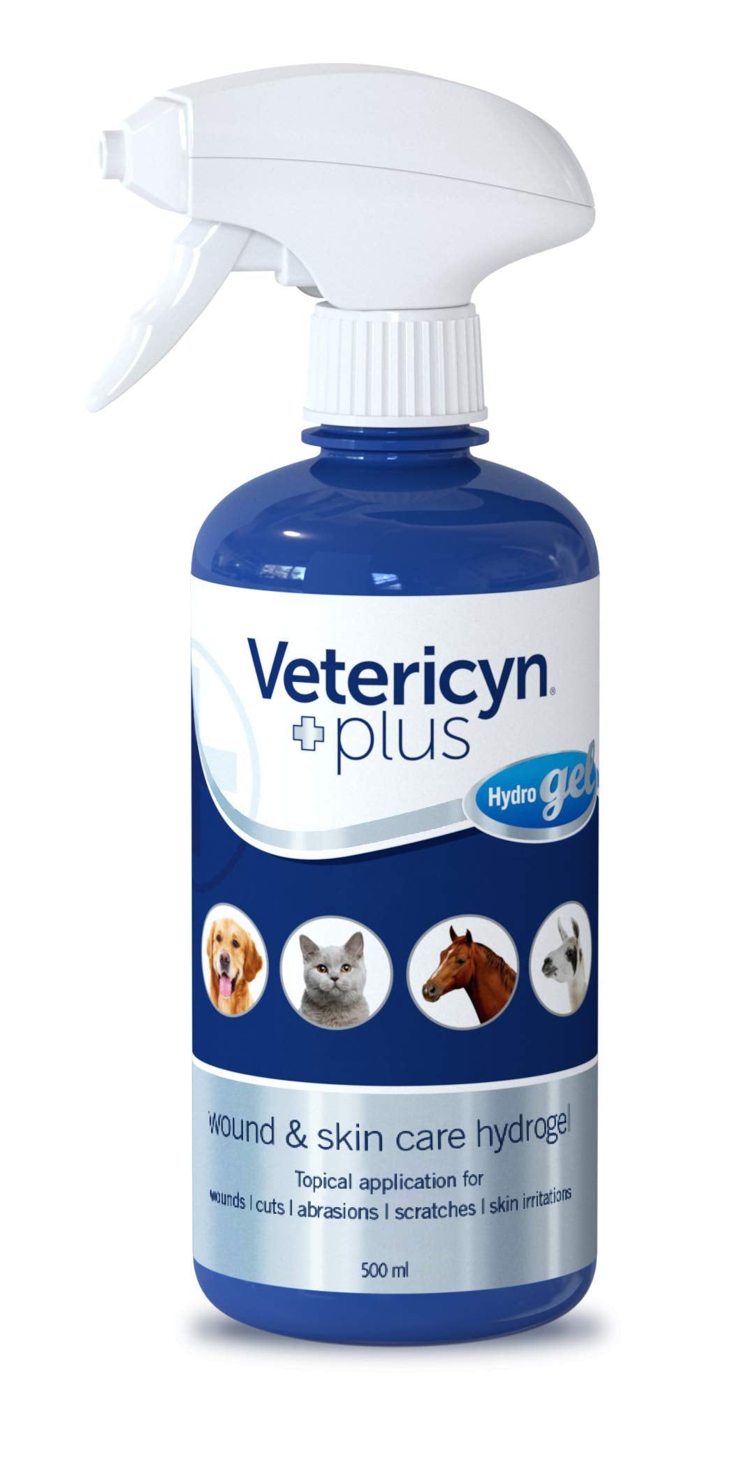 Vetericyn Plus All Animal Hydrogel for Itch Remedies - Pain-Free Wound Repair | 500 ml