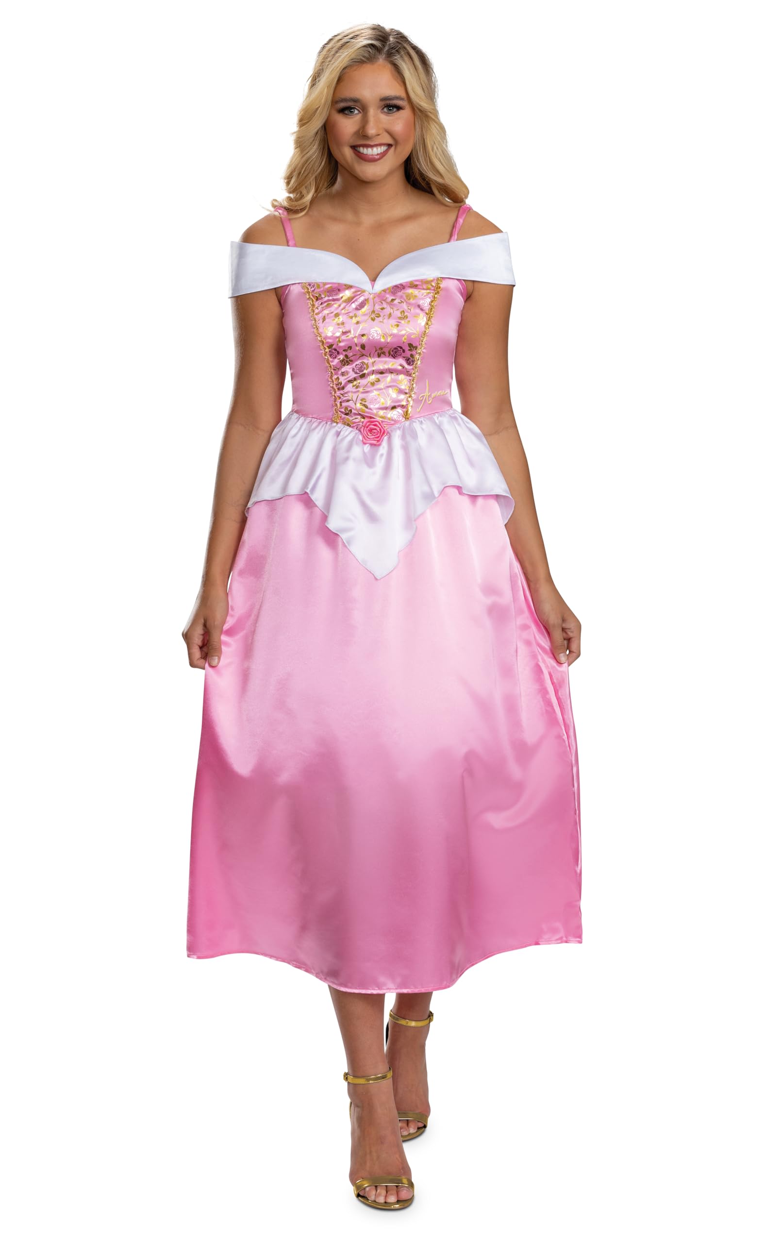 Disguise Aurora Basic Plus Adult Fancy Dress - Disney Princess Costume 1