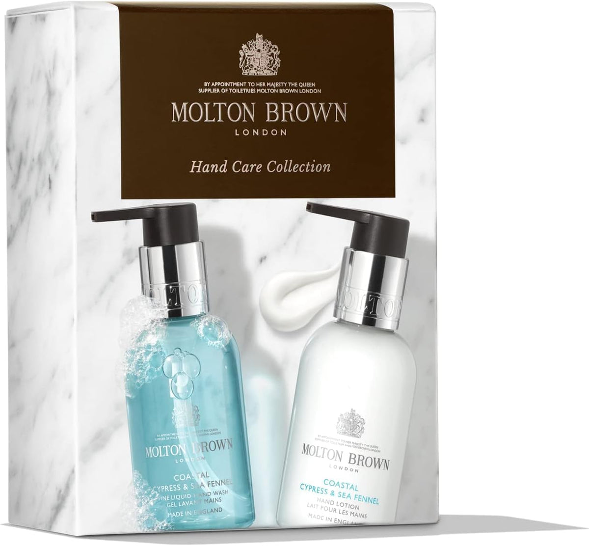 Molton Brown Coastal Cypress & Sea Fennel Hand Care Collection - Hand Wash & Hand Lotion Duo | 2 x 100ml