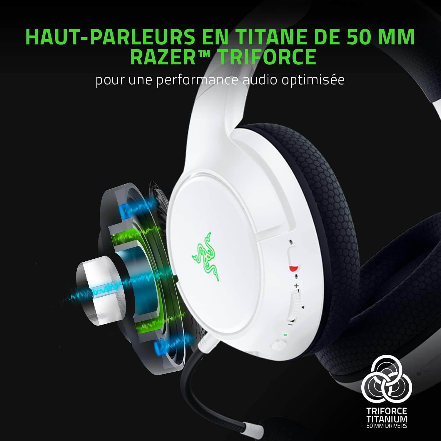 Razer Kaira Pro for Xbox - Wireless Gaming Headset with 50mm Drivers & HyperClear Mic 3