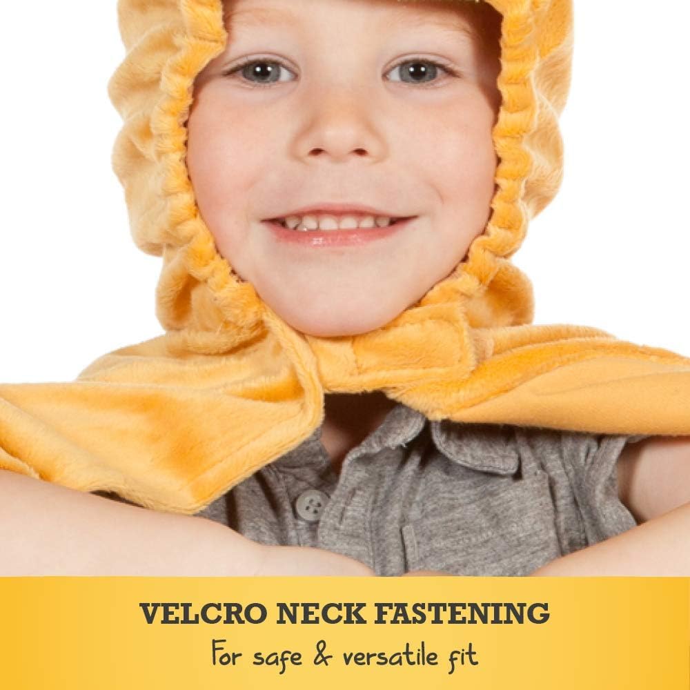PRETEND TO BEE Chicken Cape Costume for Kids 3-7 Years - Velcro Fastening Hooded Dress Up Cape 15