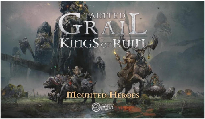 Awaken Realms Tainted Grail: Kings of Ruin Mounted Heroes Expansion (AWAAWKOR06)