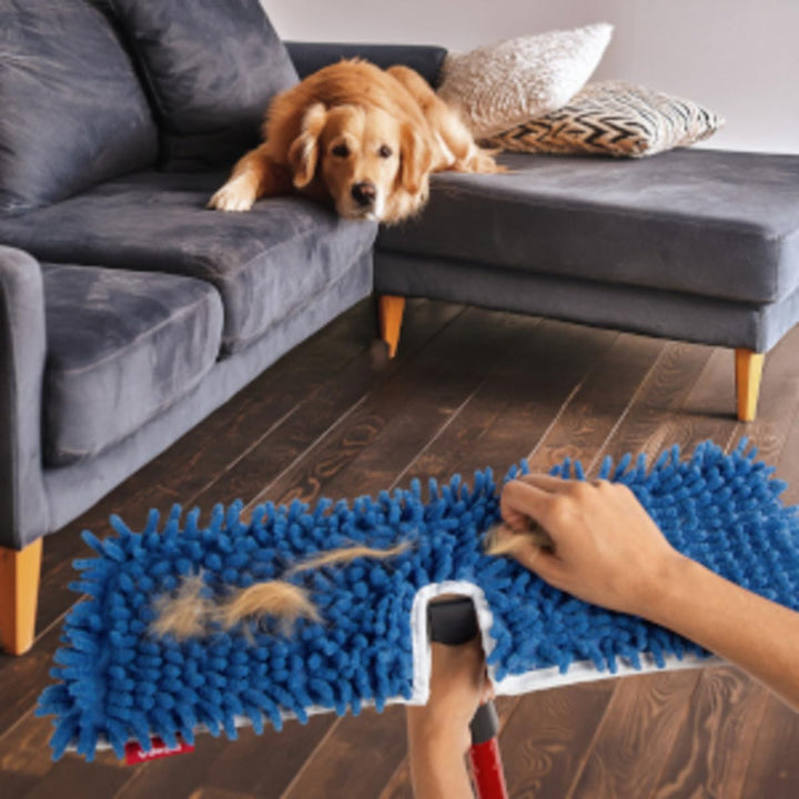 Vileda Pet Pro Microfibre Flip Mop - 2-Sided Wet & Dry Cleaning for All Hard Floors