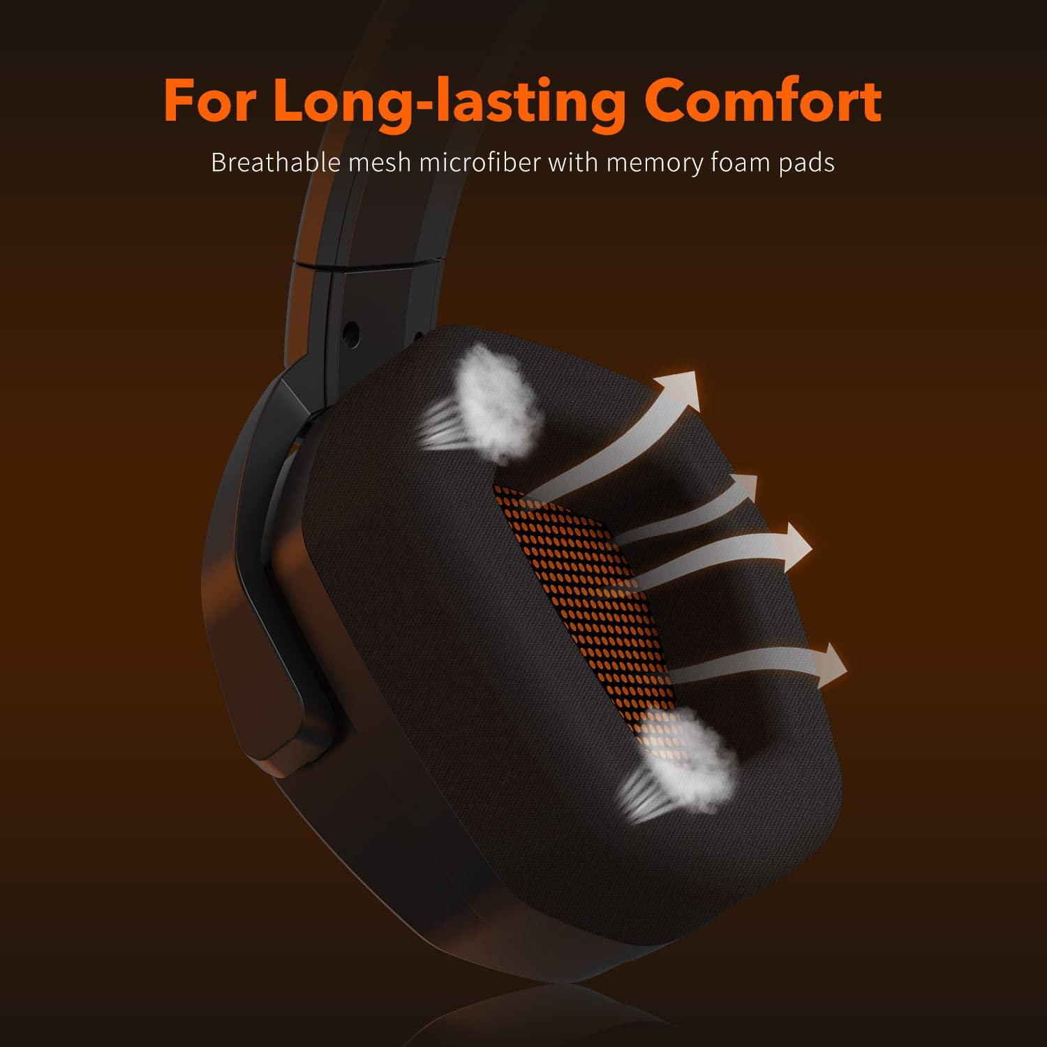 NUBWO N16 Gaming Headset - 50mm Drivers, Noise Cancelling Mic, In-Line Controls | PC, PS4, Xbox One, Switch Compatible 6