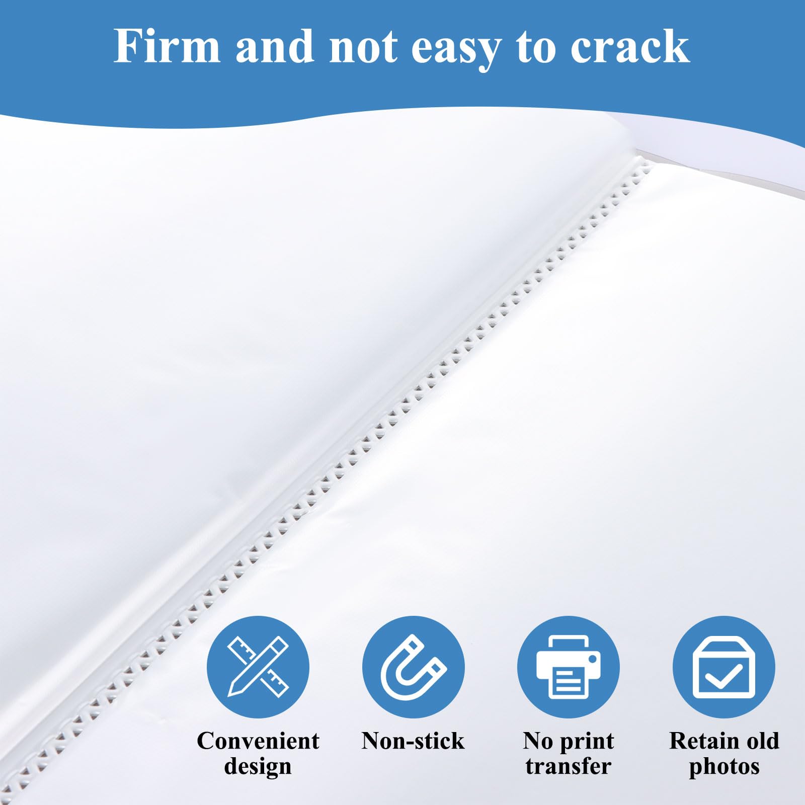 ASelected 6-Pack A4 Display Folders with 30 Pockets Each | Plastic Sleeves | Multi-Color 6