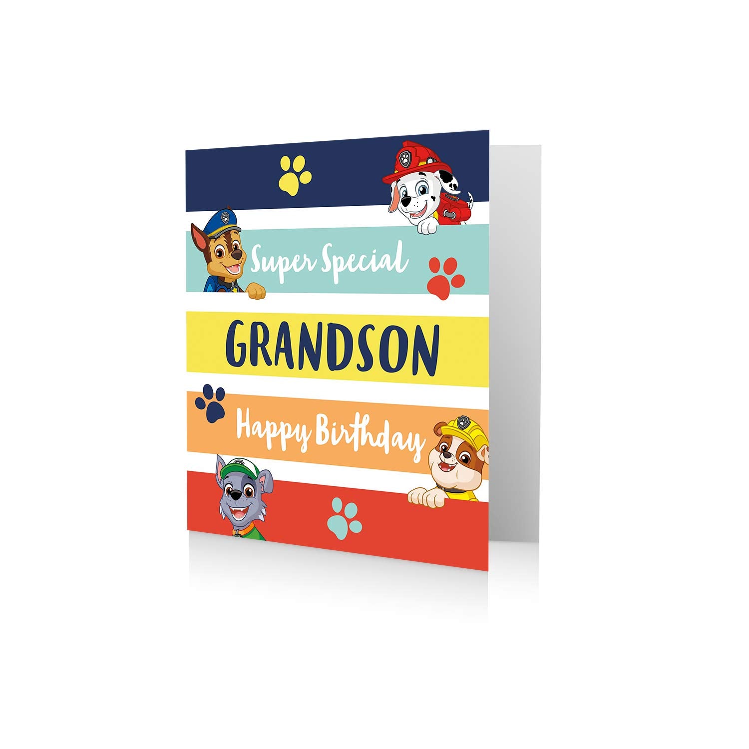 Danilo Promotions LTD Paw Patrol Grandson Birthday Card | 7 x 6 Inch | Parchment 1