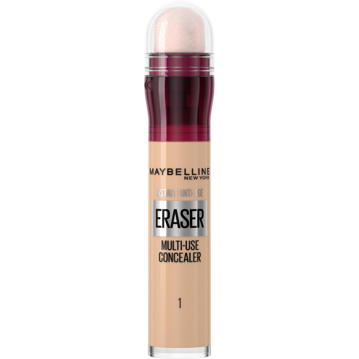 Maybelline Instant Anti Age Eraser Eye Concealer - Dark Circles & Blemish Concealer, 01 Light