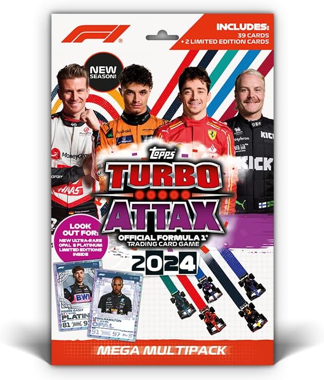 Topps Turbo Attax Formula 1 2024 Mega Multipack Card Game (FS0005081-IT)