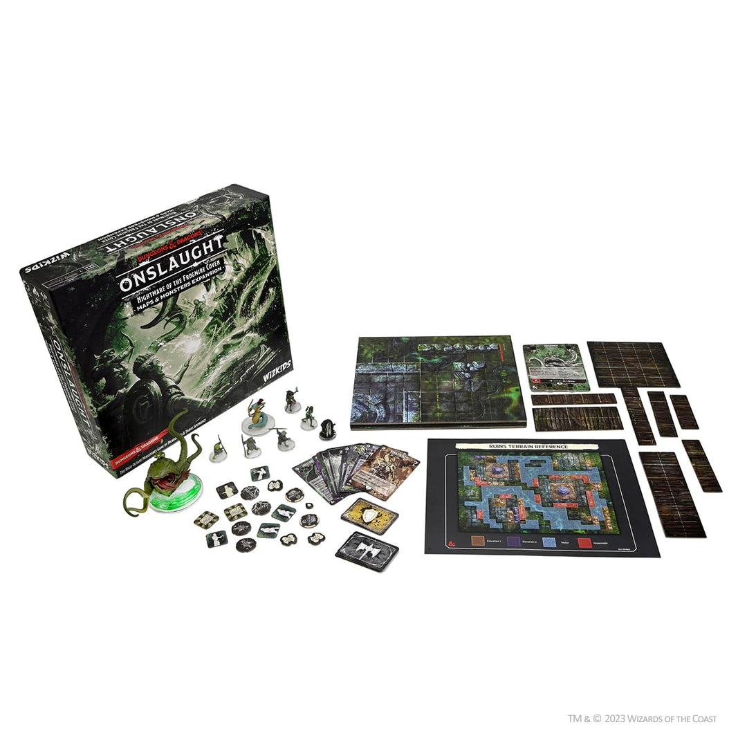 Dungeons & Dragons: Nightmare of the Frogmire Coven - Maps & Monsters Expansion for WizKids Miniatures