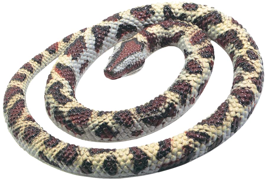 Wild Republic Python Rock Rubber Snake - 66 cm - Brown/Beige