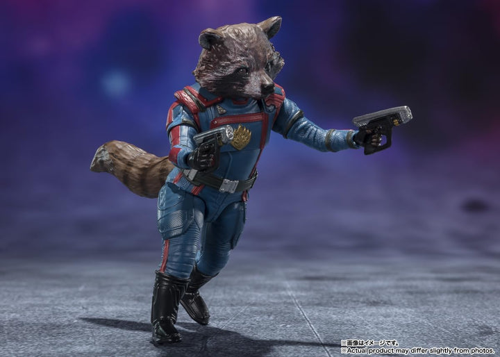 GOTG 3 - Star-Lord & Rocket Raccoon - Figurine S.H. Figuarts 6-15cm