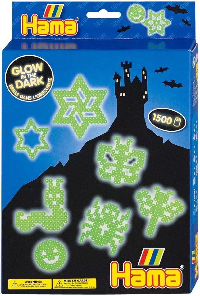 Hama Beads - Glow in the Dark Midi Beads for Creative Craft Projects 1