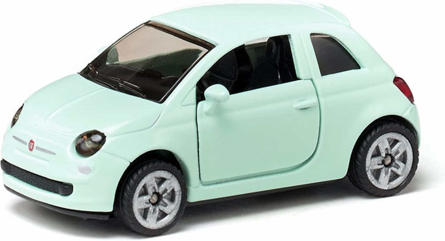 Siku 1453 Fiat 500 Diecast Toy Car - Pocket-Sized Metal Model for Play & Collecting 1