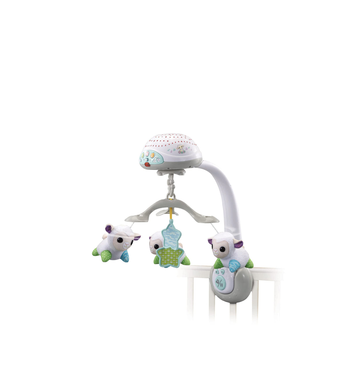 VTech Baby Lullaby Lambs Mobile - Light Patterns, Music & Remote Control