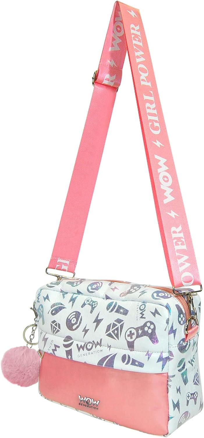 Wow Generation WOW00023 Adjustable Strap Crossbody Bag, Multicoloured