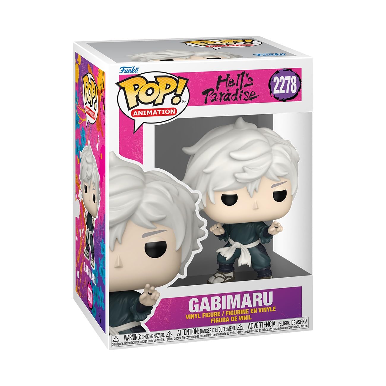 Funko POP! Animation: Gabimaru - Hell's Paradise Vinyl Figure | Chibi Style | 3.75 Inches