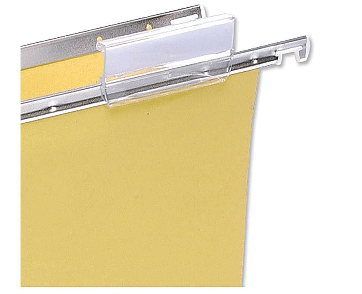 Q-Connect Suspension File Label Inserts - White, A4 Sheet with 51 Perforated Strips (KF21003)
