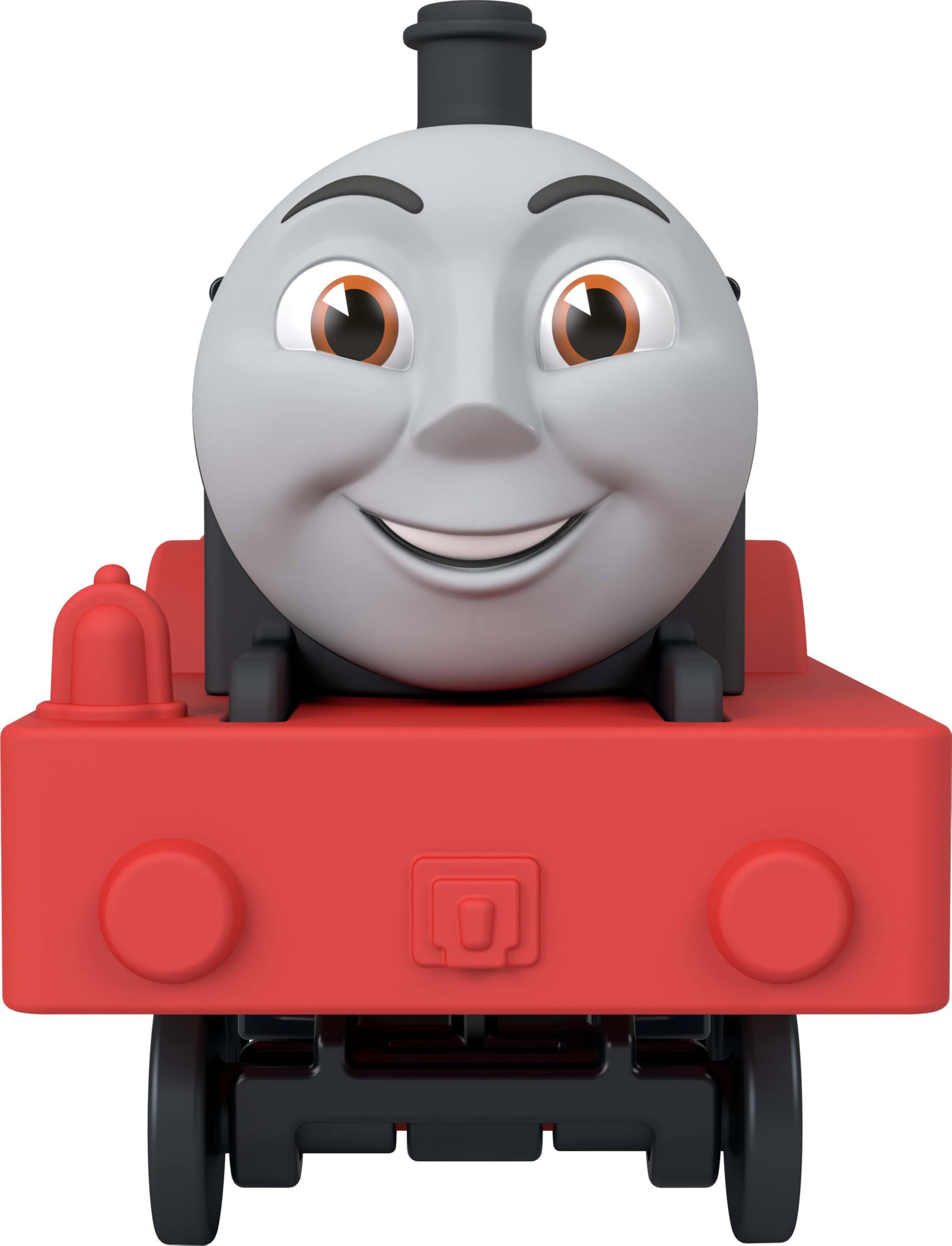 THOMAS & FRIENDS Motorized Toy Train - James Engine with Cargo Car | Battery-Powered | Ages 3+ 2