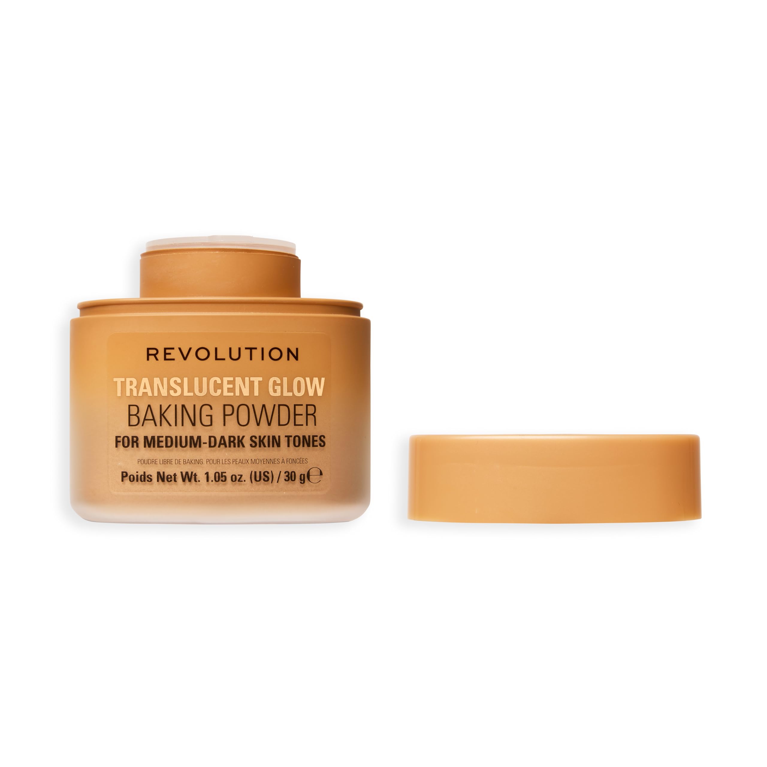 Revolution Beauty London Translucent Glow Loose Baking Powder - Medium to Dark | 30 g 2