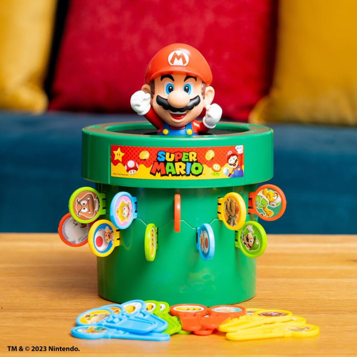 TOMY Pop Up Super Mario Board Game - 2-4 Players, Ages 4+ 4