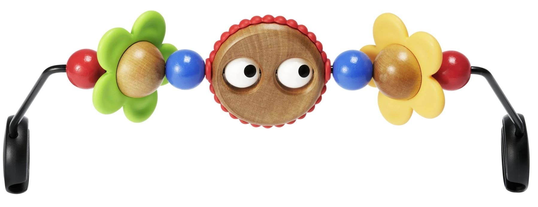 BabyBjörn Wooden Toy for Bouncer - Googly Eyes Playset for Babies