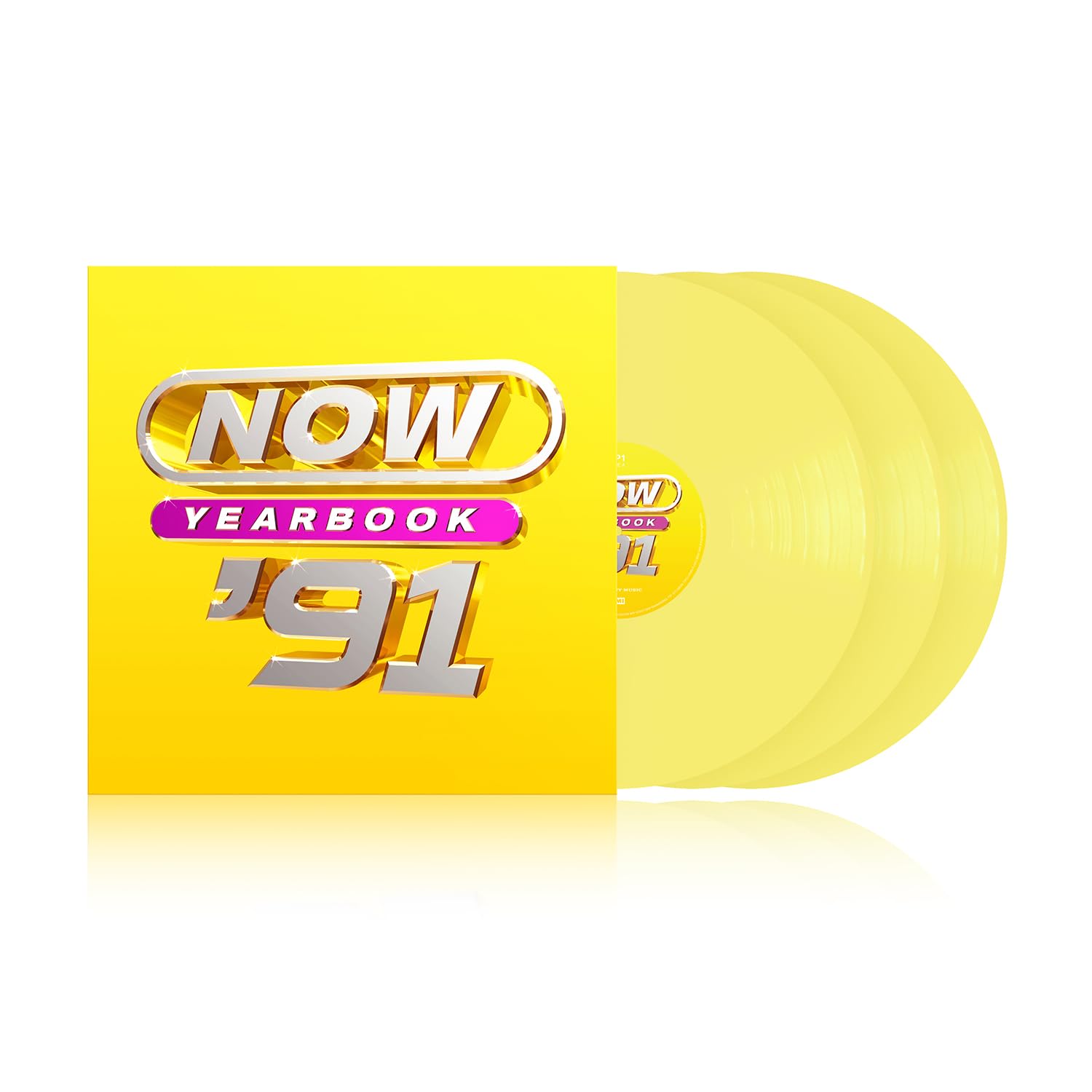 NOW Yearbook 1991 – 3-LP Vinyl Compilation (Yellow Vinyl) 1
