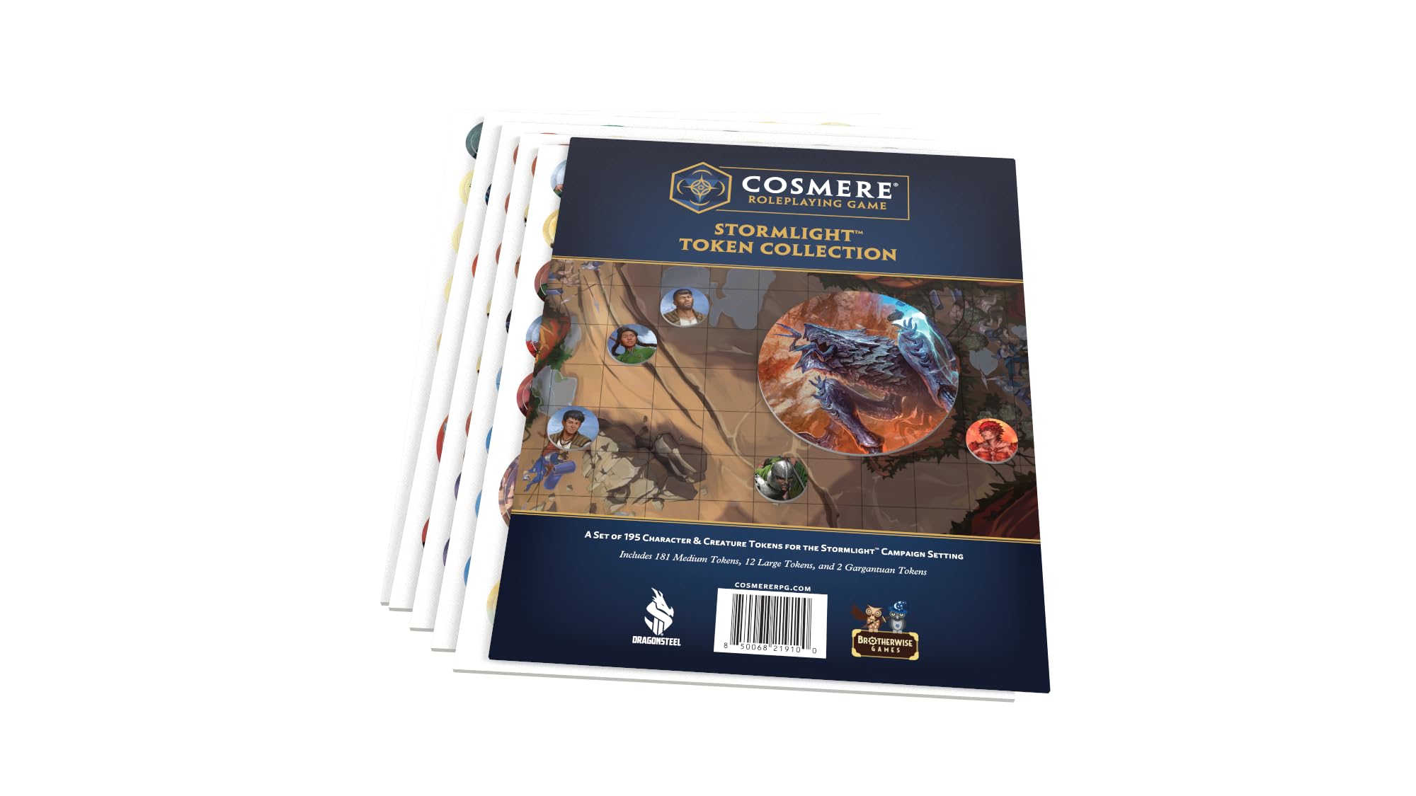 Brotherwise Games Stormlight Tokens Collection - 195 Character & Creature Tokens for Cosmere RPG | Ages 14+ 1