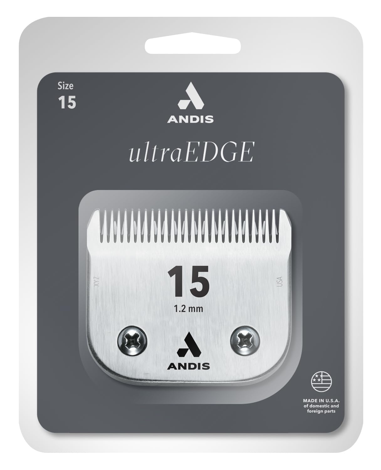 Andis UltraEdge Steel Replacement Blade - 15-inch Size | Compatible with A5 Oster, AGC, Wahl KM1 | Durable Alloy Steel 2
