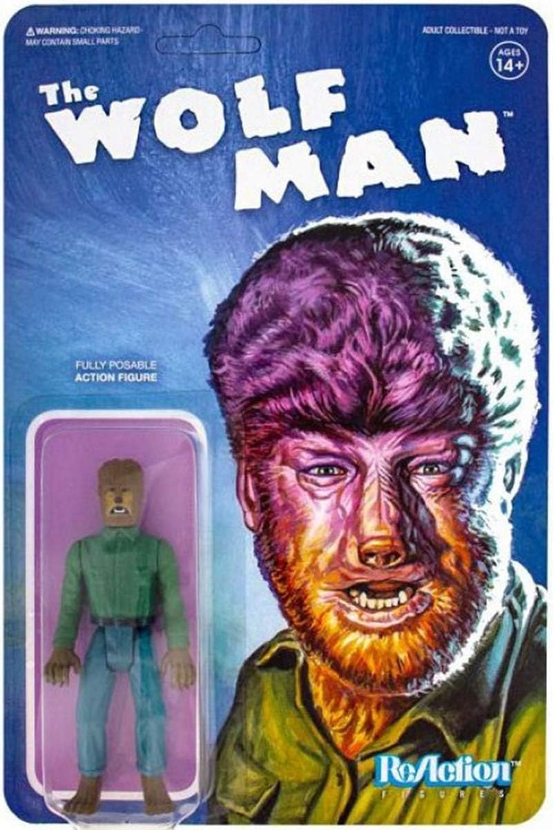 SUPER7 ReAction Universal Monsters - Wolf Man Action Figure (RE-UNIVW01-WFM-01)