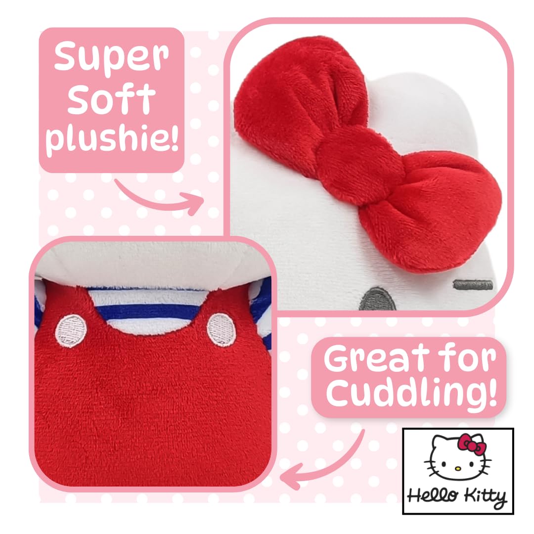 Hello Kitty Official Plush - 50 CM Large Standing Red Dress for Collectors & Kids 9