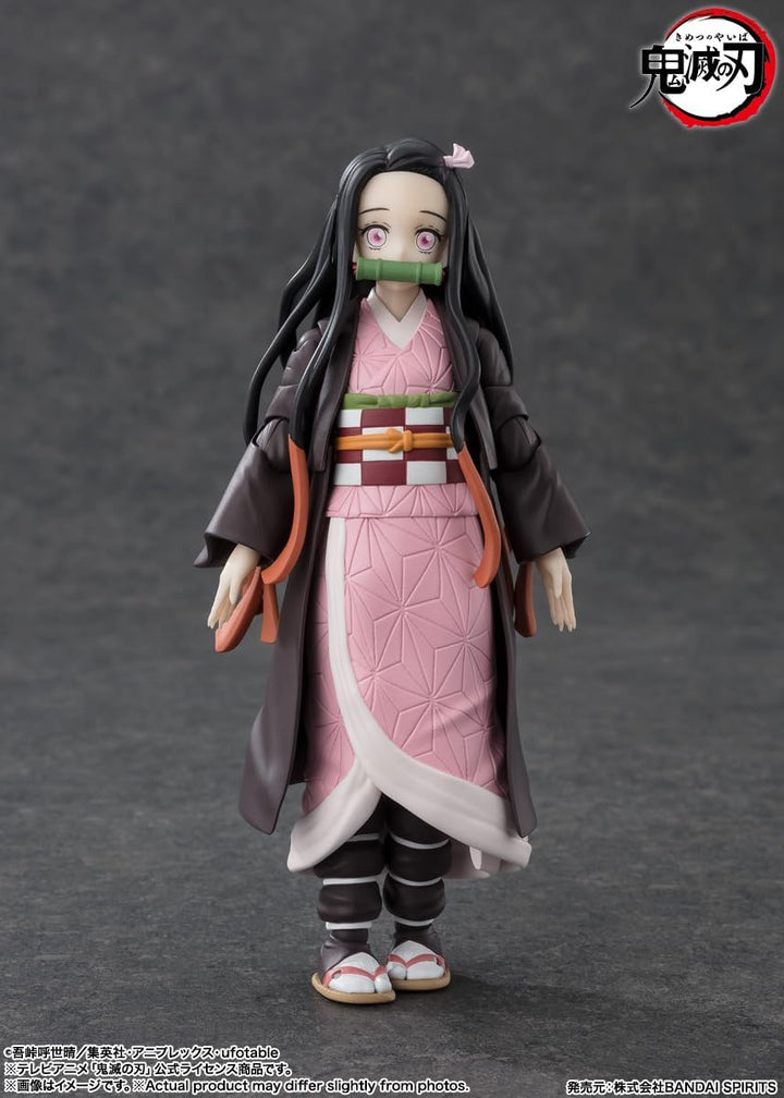 BANDAI SPIRITS S.H. Figuarts Demon Slayer: Kimetsu no Yaiba - Nezuko Kamado Action Figure (BAS66476)