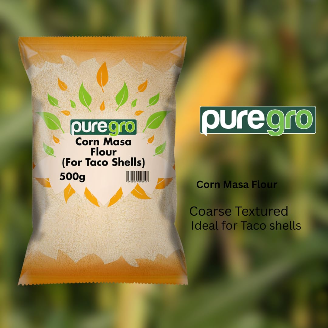 Puregro - Corn Masa Flour Coarse | Premium Taco Shell Flour