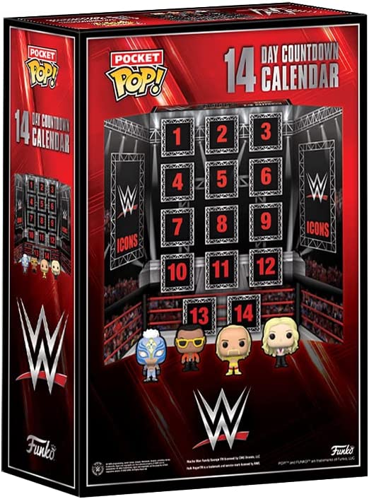 WWE - Countdown Calendar 2023, 14 Day Funko Pop! Vinyl