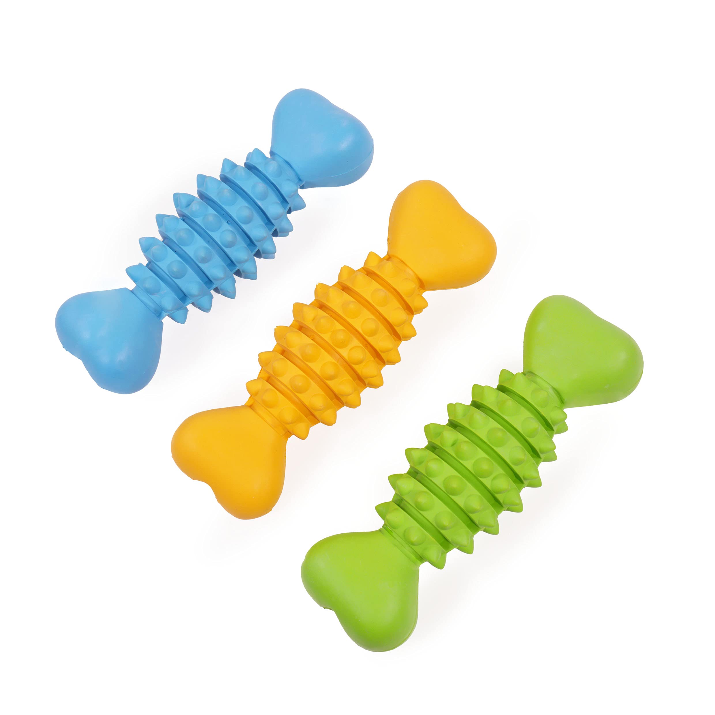 Rosewood Tough Chew Resistant Bone Dog Toy - Medium, Assorted Colours 2